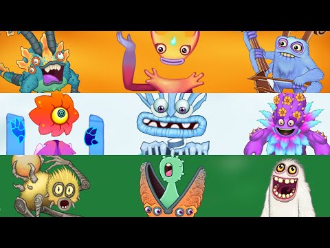 Best Monsters Trios of All Island #4 - Similar and Cool Sounds | My Singing Monsters