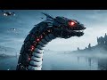 Mythical Sea Monsters Reborn As Machines Epic Cyborg Creature Battles In Sci Fi Worlds