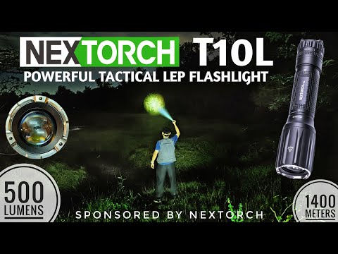NEXTORCH T10L – Taktische LEP-Taschenlampe, 500 Lumen, 1100 Meter Reichweite vs. P82C