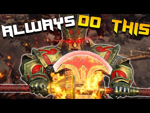 Always do this in your Drazhoath Campaigns in Total War: Warhammer 3