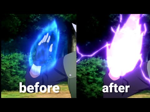 Kakashi Transform Blue Lightning Into Purple Lightning | purple lightning kakashi