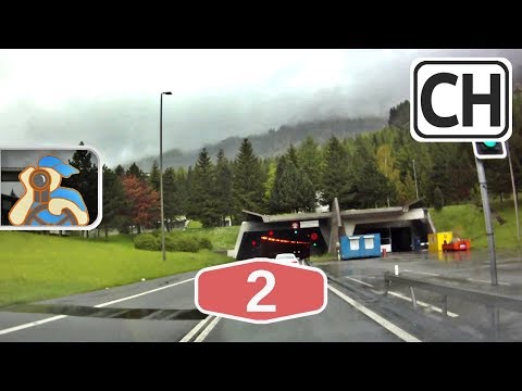 Schweiz. A2. [ Gotthardstrassentunnel - Luzern ]