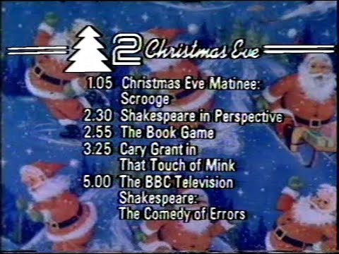BBC2 continuity into Scrooge, 24 December 1982 (poor quality)