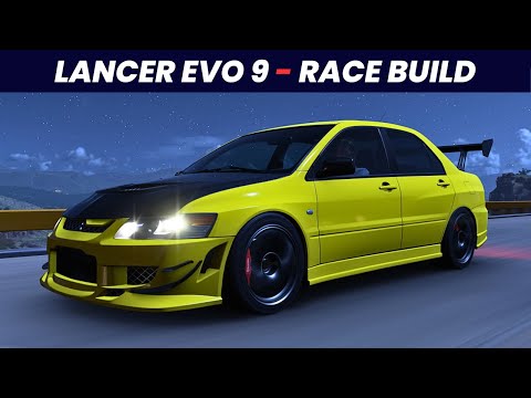 Forza Horizon 5 - 600HP Mitsubishi Lancer Evolution IX MR, A-Class Race Build