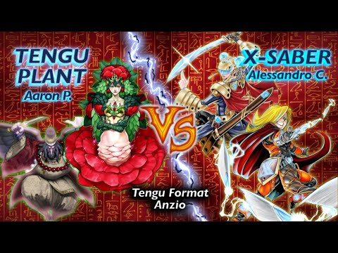 Tengu Plant (Aaron P.) Vs X-Saber (Alessandro C.) Local Anzio Tengu Format Yugioh!