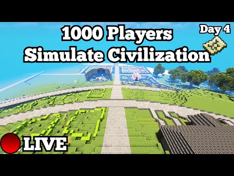 Ultimate Minecraft Civilization Simulation! Day 4