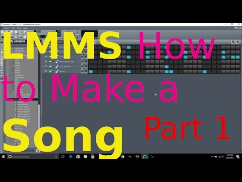 LMMS Tutorial How to Make a Song Part 1