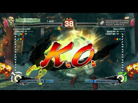 extremefenixBR(Balrog) VS [SOA]MauroRKV(Balrog) SSF4 AE 2012 PSN 2lutas
