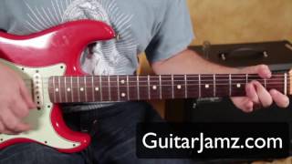 Jimi Hendrix Blues Guitar Lesson plus 2 Backing Tracks By Marty Schwartz
