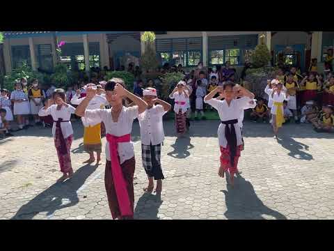 Pementasan Tari Gerak & Lagu "Goak Maling Taluh" kelas IIA SDN 6 Batubulan