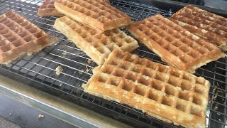 カンボジア風ワッフルの作り方 How to make Cambodian Waffle