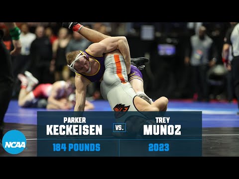 Parker Keckeisen vs. Trey Munoz — 184 lbs Semifinal - 2023 NCAA Wrestling Championships