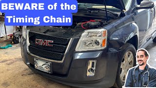 Customer Had Bigger Problems! GMC Terrain Came In For A Belt, But Had Timing Chain Codes #gmcterrain