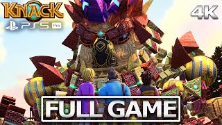 KNACK PS5 Pro Full Gameplay Walkthrough / No Commentary【FULL GAME】4K 60FPS Ultra HD