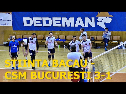 VOLEI (m): Stiinta Bacau - CSM Bucuresti 3-1