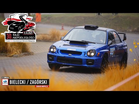 Bielecki / Zagórski - Subaru Impreza - 30 Rajd Niepodległości 2021