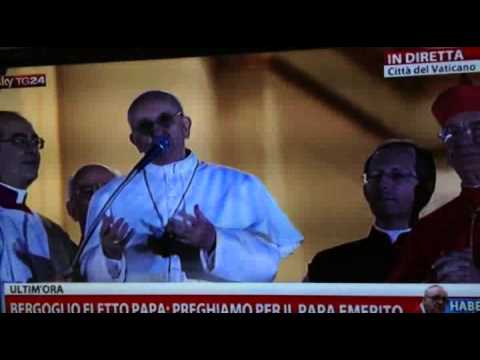 Le prime parole di Papa Francesco