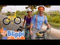 Blippi And Meekah Visit A Bicycle Café Educational Videos For Kids
