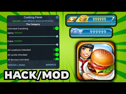Cooking Fever Hack & Mod APK | Free Gems and Coins on iOS & Android