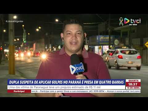 DUPLA SUSPEITA DE APLICAR GOLPES NO PARANÁ É PRESA EM QUATRO BARRAS