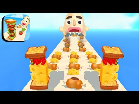 Sandwich Runner - All Levels Gameplay Android,ios (Levels 230-233) - YouTube