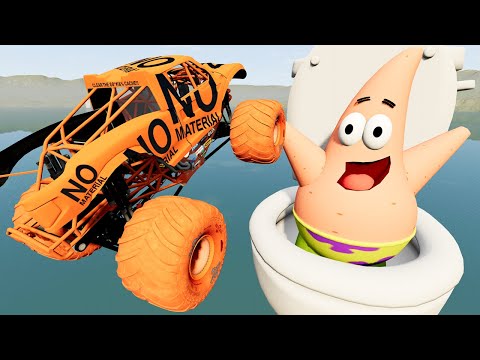 BeamNG Satisfying Car Crashes and Monster Truck Jumps LIVE - Griff's Garage