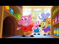 SECRET Shop Passageway Living Above The Shops Peppa Funny Cartoon Songs
