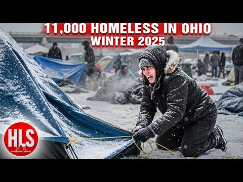 Ohio Winter Homeless Crisis 2025: Encampment Sweeps, Car Families & 11,000 on the Edge