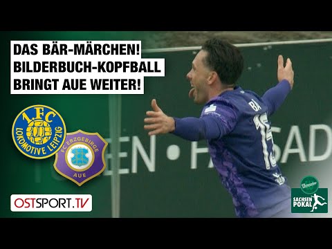 A fairytale! Aue celebrates after a dream header: Lok Leipzig - Erzgebirge Aue | Saxony Cup