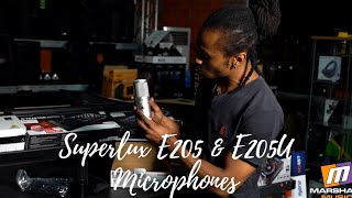 Video thumbnail for Superlux E205 & E205U Microphones Review by Marshall Music SA
