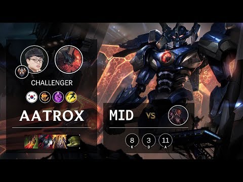 Aatrox Mid vs Lucian - KR Challenger Patch 10.9