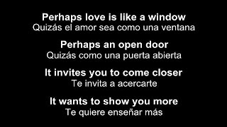 ♥ Perhaps Love ♥ Quizás El Amor ~ by John Denver - subtitulada en inglés y español