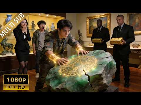 赌石大赛上，不起眼的穷清洁工选择了人人嫌弃硬石头，竟开出顶级原石，打脸所有人！#爽剧#逆袭#打脸#鉴石