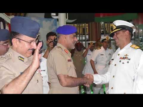 PN Flotilla Visits Port Sultan Qaboos, Muscat | PNS Rah Naward, PNS Madadgar & PMSS Kashmir| ISPR