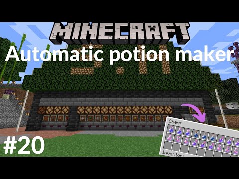 I Made Easy Brewing Station - Make Any Potion in Minecraft || scary harsh gaming ||