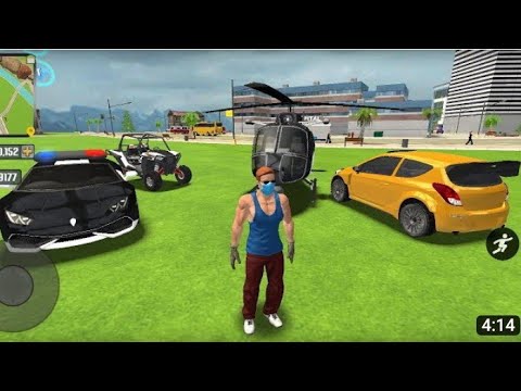 US Police Officer Car Coach Bus and Muscle Car Open City Driving Simulator - go to town 6: Gameplay.