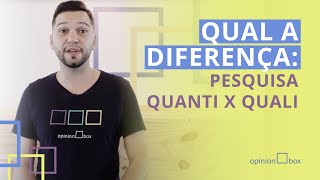 Pesquisa quantitativa x Pesquisa qualitativa