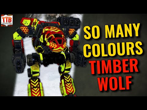 Rainbow Carebear Timber Wolf! - German Mechgineering #307 - Mechwarrior Online 2021