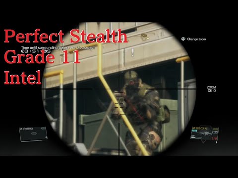 MGSV FOB Level 72 Intel, Perfect Stealth. Under barrel gas FTW.