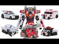 Tobot Rescue Doc SSen Boom 5 Combo SOS Police Amblulance FireTruck TransFormation