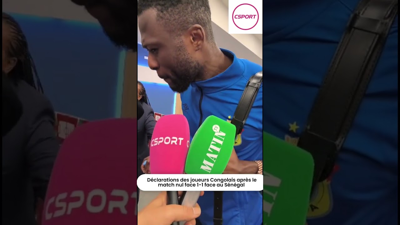 CAN 2025 : Réactions des joueurs Congolais après le match face au Sénégal #rdc #can2025 #explore