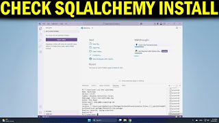 How To Check if SQLAlchemy is Installed