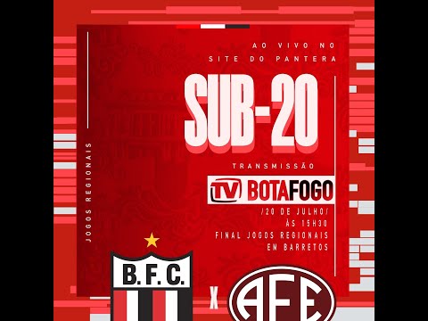 FINAL AO VIVO DOS JOGOS REGIONAIS FUTEBOL MASCULINO - Ferroviária de Araraquara X Botafogo!