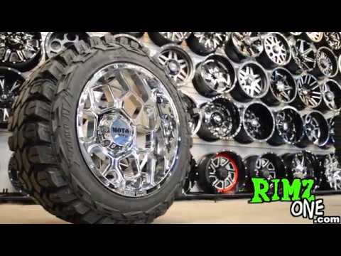 Moto Metal MO981 Chrome 20x12 w/ Gladiator Xcomp MT
