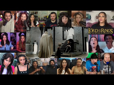 TOP "The Steward of Gondor Scene" LOTR:The Return of the King (2003) Movie Reactions