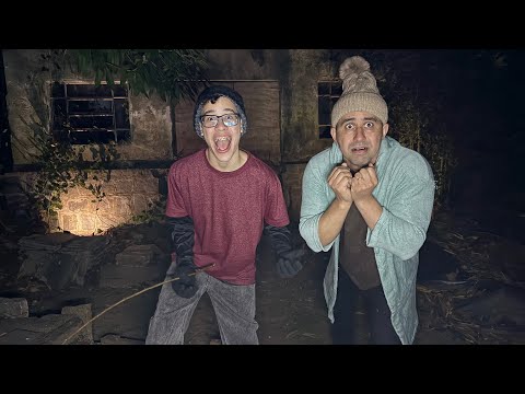 WE SPENT THE NIGHT IN THE CABIN AND SOMETHING SCARY HAPPENED!