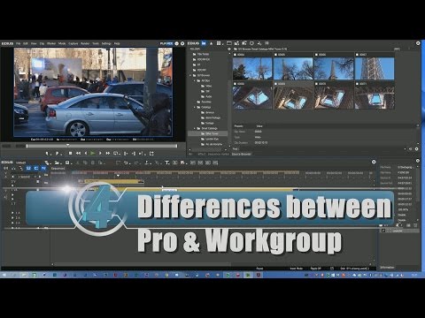 Introduction to EDIUS - Part 4 - The differences between Pro and Workgroup