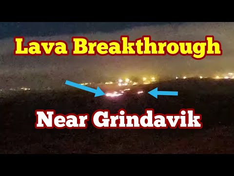 East Grindavik: Lava Breakthrough In Iceland KayOne Volcano Eruption, Sundhnúka, Update, Iceland