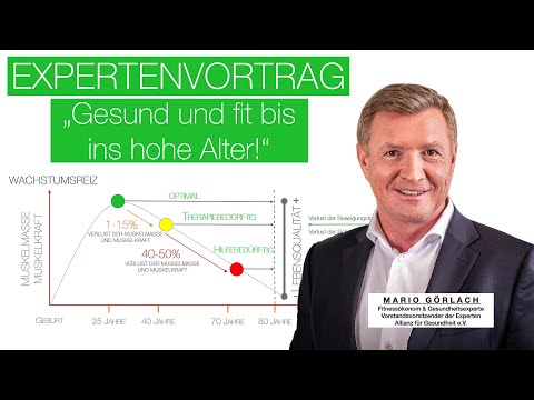 Expertenvortrag "GESUND UND FIT BIS INS HOHE ALTER!" mit Mario Görlach per Onlineschaltung in Döbeln