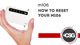 How to reset your m106